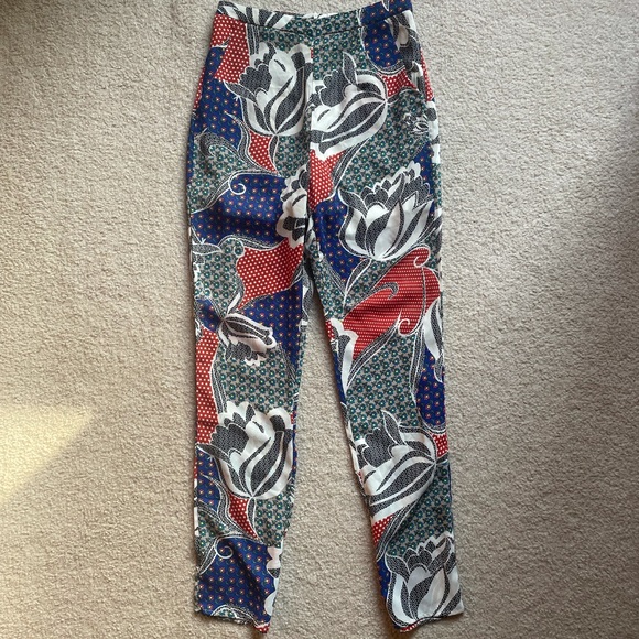 Floral Flowing Boho Pants - Picture 3 of 3